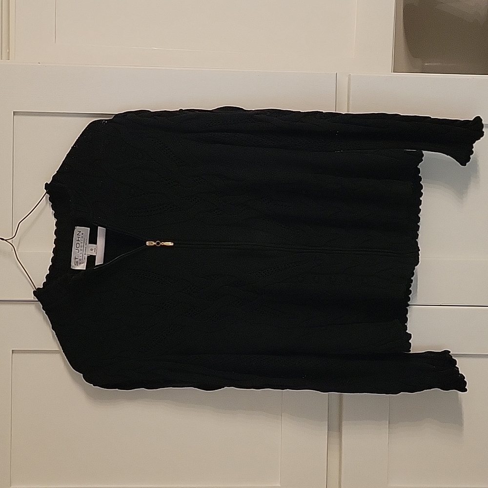 St. John by Marie Gray full Zipper sweater
